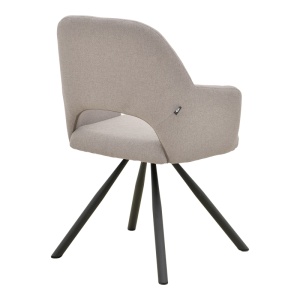 Scaun Verta, Gri, 59x58x87 cm - Img 2