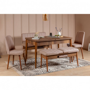 Scaun Vina - Walnut - Img 5