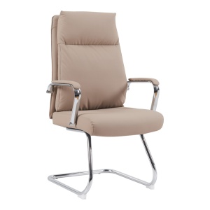 Scaun vizitator Siquel, Pako World, Cappuccino, 58x62x105 cm