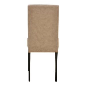 Scaun Zeben, Bej/Negru, 43.5x55.5x93.5 cm - Img 5