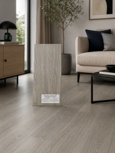 Set 14 buc. Parchet LVT, Pardoseala Vinil 2.5mm, Stomp, Gri, 15x1050 cm / 2.2 mp, Delta 8003-26