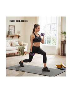 Set 2 gantere, Songmics, 2 x 2 Kg, Mov - Img 2