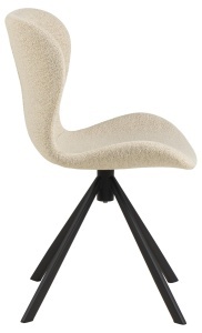 Set 2 piese Scaune dining Batilda -A1, Bej, 81x46.5x53 cm - Img 5
