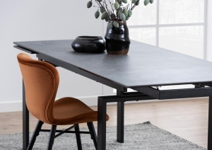 Set 2 piese Scaune dining Batilda -A1, Portocaliu, 82.5x47x53 cm - Img 2