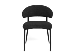 Set 2 piese Scaune dining Edina V1, Gri, 77x56x55 cm - Img 4