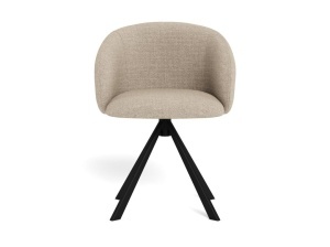 Set 2 piese Scaune dining Eleanor, Bej, 79x56x55 cm - Img 3