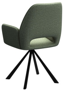 Set 2 piese Scaune dining Graham, Verde, 87x59x62 cm - Img 6