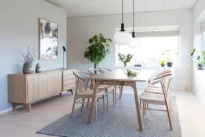 Set 2 piese Scaune dining I_York, Alb, 83x54x54 cm - Img 2