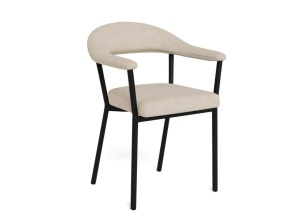 Set 2 piese Scaune dining Vivi, Maro, 78x56x53 cm - Img 3