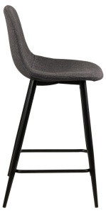 Set 2 piese Scaune inalte Wilma, Gri, 91x43.5x48.5 cm - Img 5