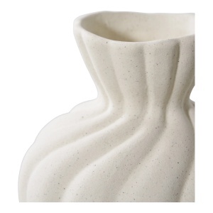 Set 2 piese Vaze decorative, Alb, 10.5x11x15 cm - Img 2