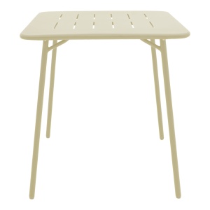 Set 3 masa si scaune gradina, Deraby, Crem, 70x70x73 cm - Img 4