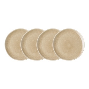 Set 4 piese Farfurii cina Viola, Bej, 27x27x2 cm - Img 2