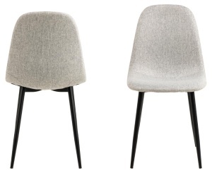 Set 4 piese Scaune dining Celia V2, Gri, 86x44x54 cm - Img 4