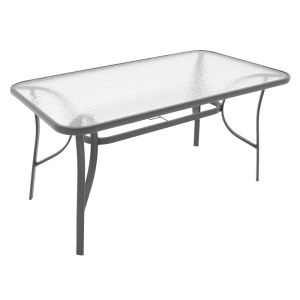 Set de 5 buc masa si scaune de gradina Ensure-Confidence metal antracit 120x70x70 cm - Img 4