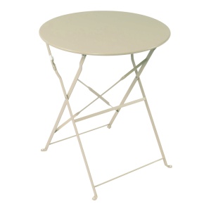 Set de gradina pliabil 3 buc. Bistro, Bej, 60x60x82 cm - Img 4
