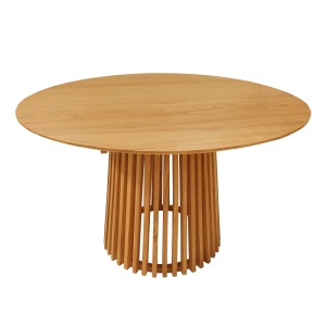 Set dining Kalie-Kenda, Pako World, 7 piese, Bej-natural, 120x120x75 cm - Img 5