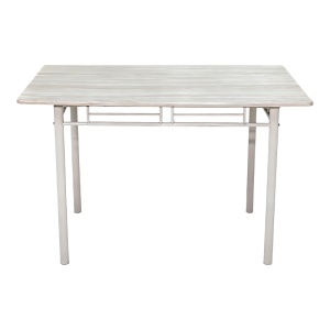 Set masa si scaune dining 5 buc. Roza, Alb, 110x60x90 cm - Img 5