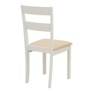 Set masa si scaune dining extensibil, 5 buc, Dallan Lars, Pako, Alb 138x100x75 cm - Img 8