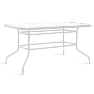 Set Masa si Scaune Gradina Valor-Obbi 5 Piese Alb - Img 2