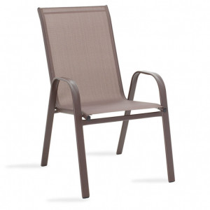 Set Masa si Scaune Gradina Watson-Calan 3 Piese Maro - Img 3