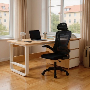 Set mobilier birou 2 buc Scope Natural 120x61x147 cm