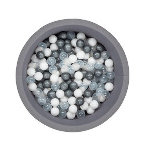 Set piscina si bile Bubble Pops 150 Gri 85x85x30 cm - Img 8