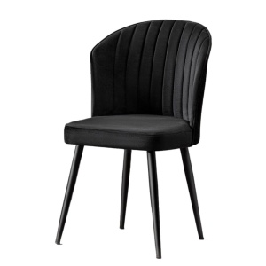 Set scaune, 4 bucati Rubi Negru 52x85x42 cm - Img 4