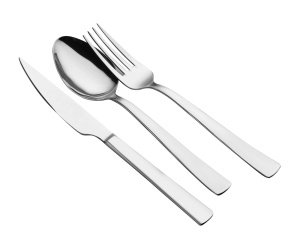 Set tacamuri (24 bucati) Deniz24 Argintiu 21x4.5 cm - Img 2