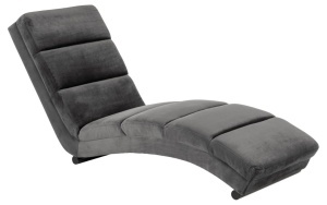 Sezlong Slinky, Gri, 82x60x170 cm - Img 2