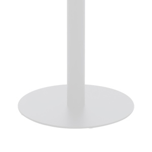 Stalp picior suport blat masa bar metal alb-negru 40x40x108 cm - Img 3