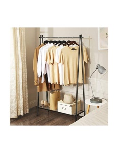 Suport pentru umerase, Songmics, Negru, HSR23BK, 92 x 33 x 153 cm - Img 3