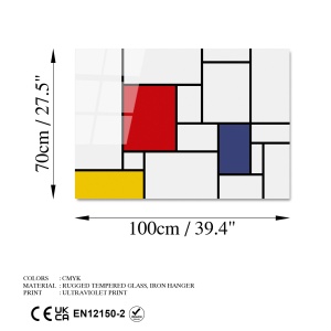 Tablou din sticlă temperată UV Multicolor 70x100 cm - Img 9