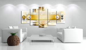 Tablou - Gold frigidity 200x100 cm - Img 2