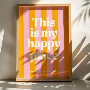 Tablou Happo Multicolor 33x1.5x48 cm