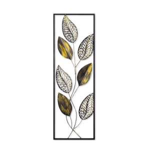 Tablou metalic Metal Multicolor 90x32x5 cm - Img 2