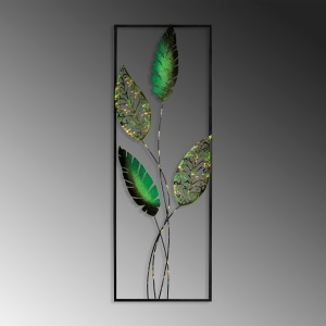 Tablou metalic Timeyi Multicolor 32x90 cm - Img 5