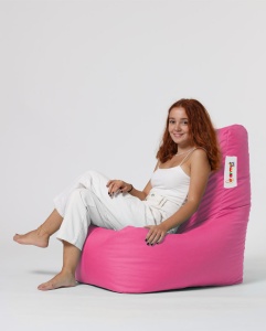 Taburet puf beanbag de gradina Diamond Roz - Img 4