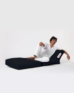 Taburet puf beanbag de gradina Siesta Negru - Img 10