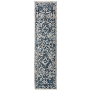 Traversa Cordelia Vintage Albastru 60x230 cm, Flair Rugs - Img 2