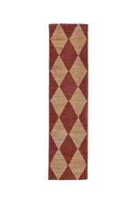 Traversa Effie Diamond Jute Teracota 80x230 cm, Flair Rugs - Img 2