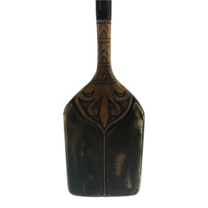 Vasla decorativa de perete Boon Negru 20x3x120 cm - Img 3