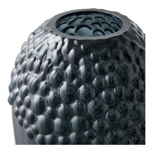 Vaza decorativa, Gri inchis, 14x14x25 cm - Img 2