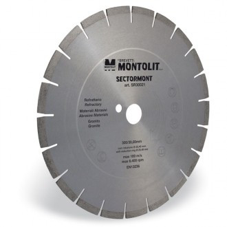 Disc diamantat Montolit SR500 - taiere cu apa - pt. granit, materiale abrazive, etc.