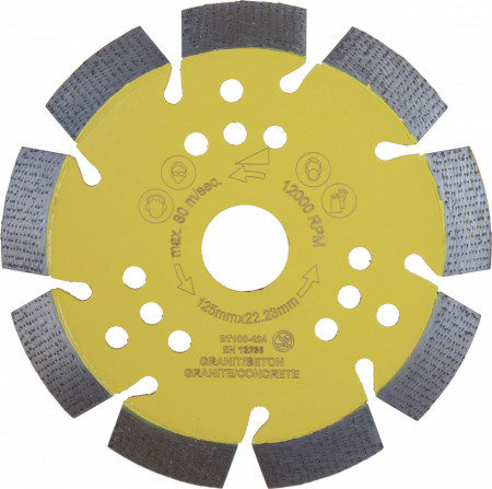 Disc DiamantatExpert pt. Beton armat &amp; Granit - Line-up Tech 125x22.2 (mm) Super Premium - DXDH.1004.125