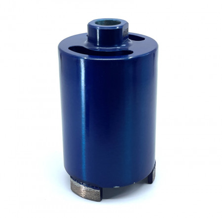 Carota diamantata pt. beton armat, zidarie, calcar - 3 segmenti diam. 68mm - Super Premium - DXDH.80117.68.03-BLAU