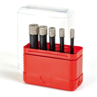 Kit 5 carote diamantate Montolit FAJ 8 mm - pt. portelan, ceramica, granit etc.