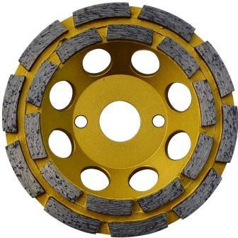 Cupa diamantata rand dublu diamant pt. Abrazive 180x22.2mm Super Premium - DXDH.4607.180AB