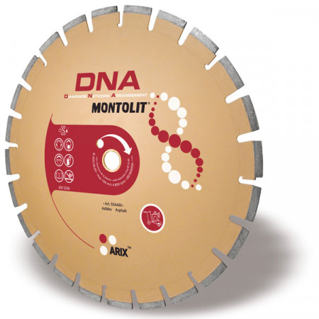 Disc diamantat Montolit DNA SXA400 - taiere cu apa - pt. asfalt