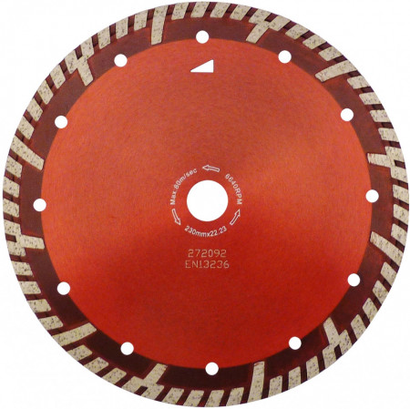 Disc DiamantatExpert pt. Beton armat &amp; Granit - Turbo GS 150x22.2 (mm) Super Premium - DXDH.2287.150